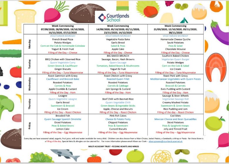 Autumn Term Menu Autumn Term Menu